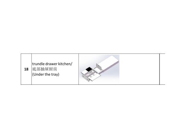 Trundle Drawer Kitchen